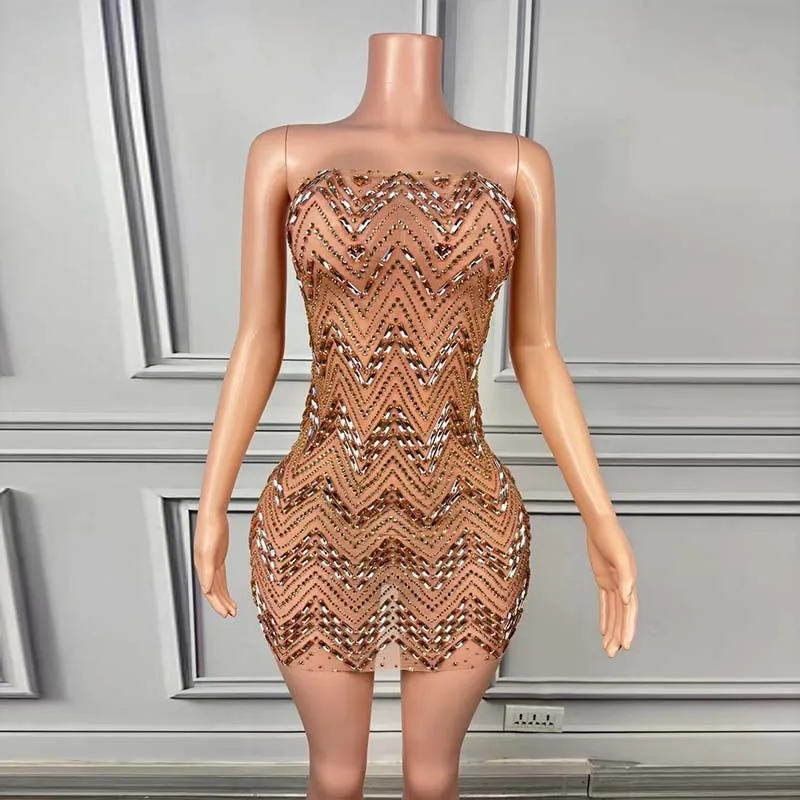2025 Elegant Evening Party Dress Nightclub Gogo Rhinestone Short Dresses Festival Prom Birthday Outfit Women Glitter Costume y30
2025 Elegant Evening Party Dress Nightclub Gogo Rhinestone Short Dresses Festival Prom Birthday Outfit Women Glitter Costume y30