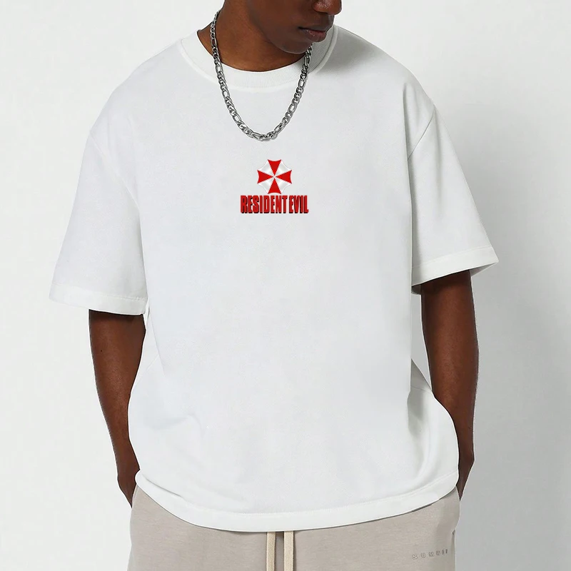 Graphic T Shirts Cotton Y2k Men's Clothing R-Resident E-Evil New in Tops Man Oversize Short Sleeve Tee Vintage Streetwear White
Graphic T Shirts Cotton Y2k Men's Clothing R-Resident E-Evil New in Tops Man Oversize Short Sleeve Tee Vintage Streetwear White
