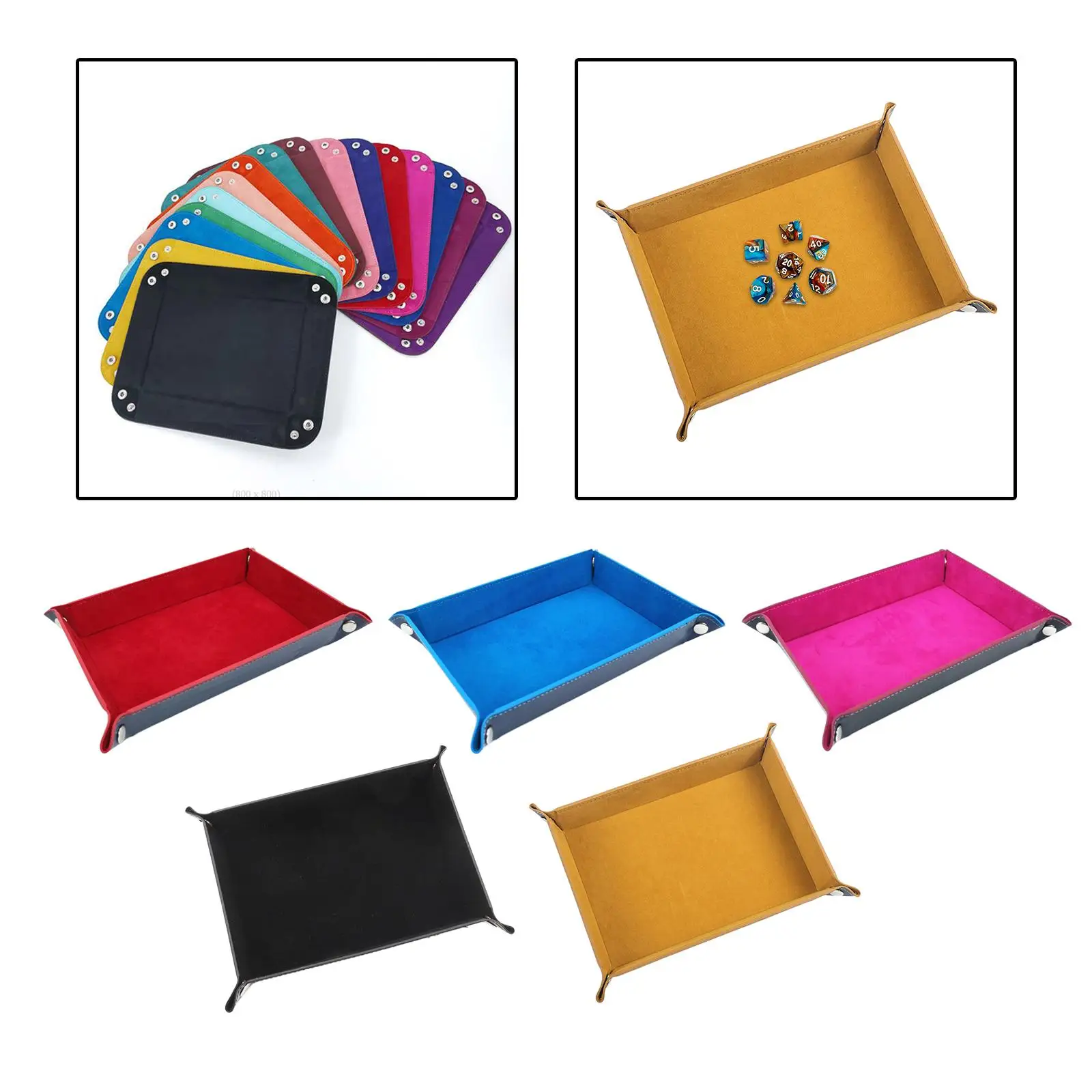 Folding Dice Tray Set Keys Wallet Jewellery Home Decoration Large Flannel
Folding Dice Tray Set Keys Wallet Jewellery Home Decoration Large Flannel
