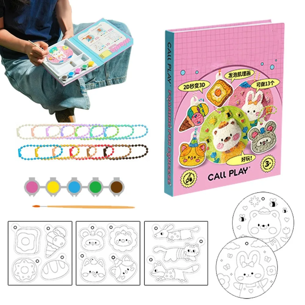 Relief Relax Toys Foam Texture Painting Paper Pinching and Decompressing Toy Foam Stippler Drawing Pinching Toys
Relief Relax Toys Foam Texture Painting Paper Pinching and Decompressing Toy Foam Stippler Drawing Pinching Toys