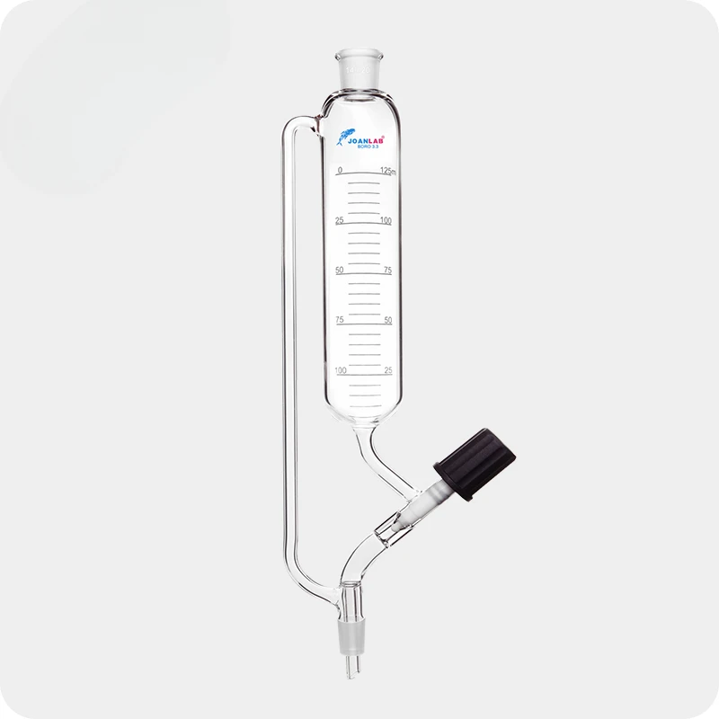 JOAN Lab Glassware Borosilicate 3.3 Separating Funnel Cylindrical With PTFE High Vacuum Valve
JOAN Lab Glassware Borosilicate 3.3 Separating Funnel Cylindrical With PTFE High Vacuum Valve