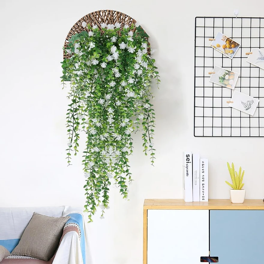 Artificial Plants Plastic Eucalyptus Camellia Wedding Christmas Halloween Garden Home Outdoor Wall Hanging DIY Gifts Decoration 
Artificial Plants Plastic Eucalyptus Camellia Wedding Christmas Halloween Garden Home Outdoor Wall Hanging DIY Gifts Decoration