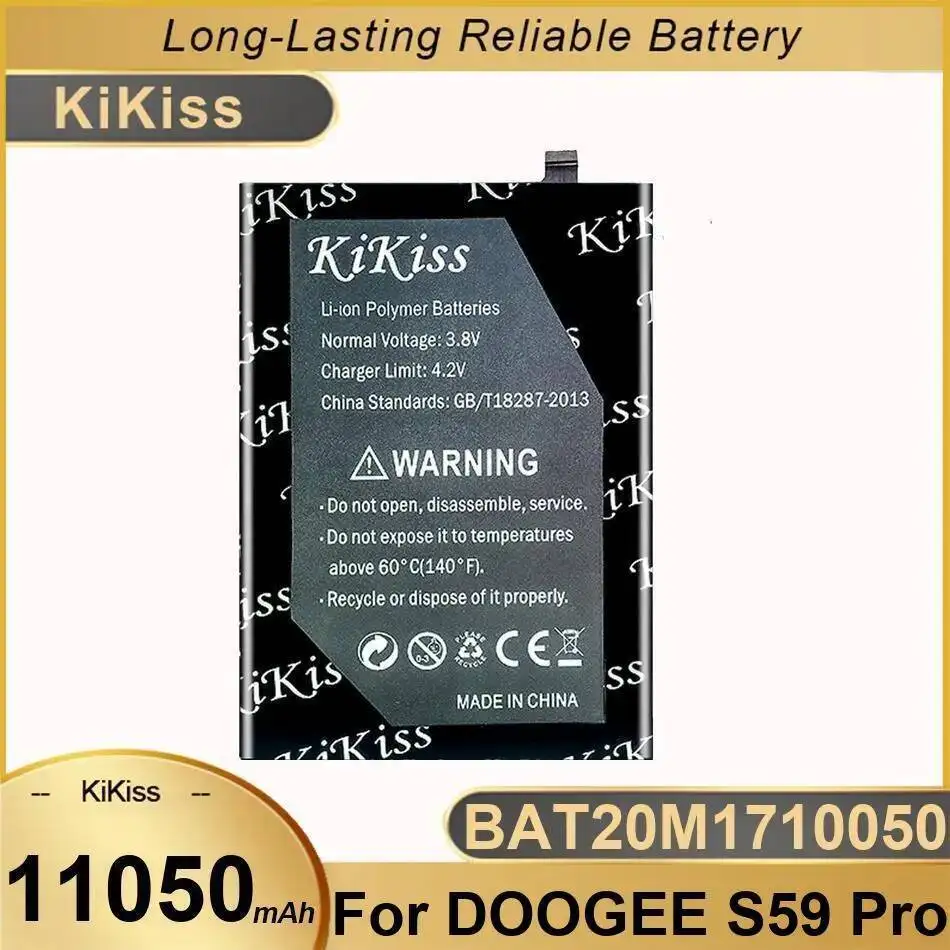 For Doogee S59 Pro Long-Lasting Performance BAT20M1710050 Mobile Phone Battery Reliable Replacement 11050Mah
For Doogee S59 Pro Long-Lasting Performance BAT20M1710050 Mobile Phone Battery Reliable Replacement 11050Mah