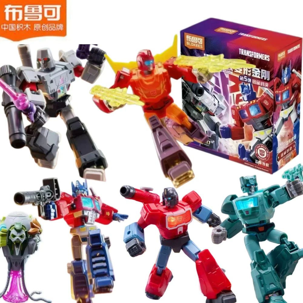 BLOKEES Transformers Eternal Rivalry Assembled Model Kit Optimus Megatron Kup Hot Rod Collectible Figurine Premium Desk Decor
BLOKEES Transformers Eternal Rivalry Assembled Model Kit Optimus Megatron Kup Hot Rod Collectible Figurine Premium Desk Decor