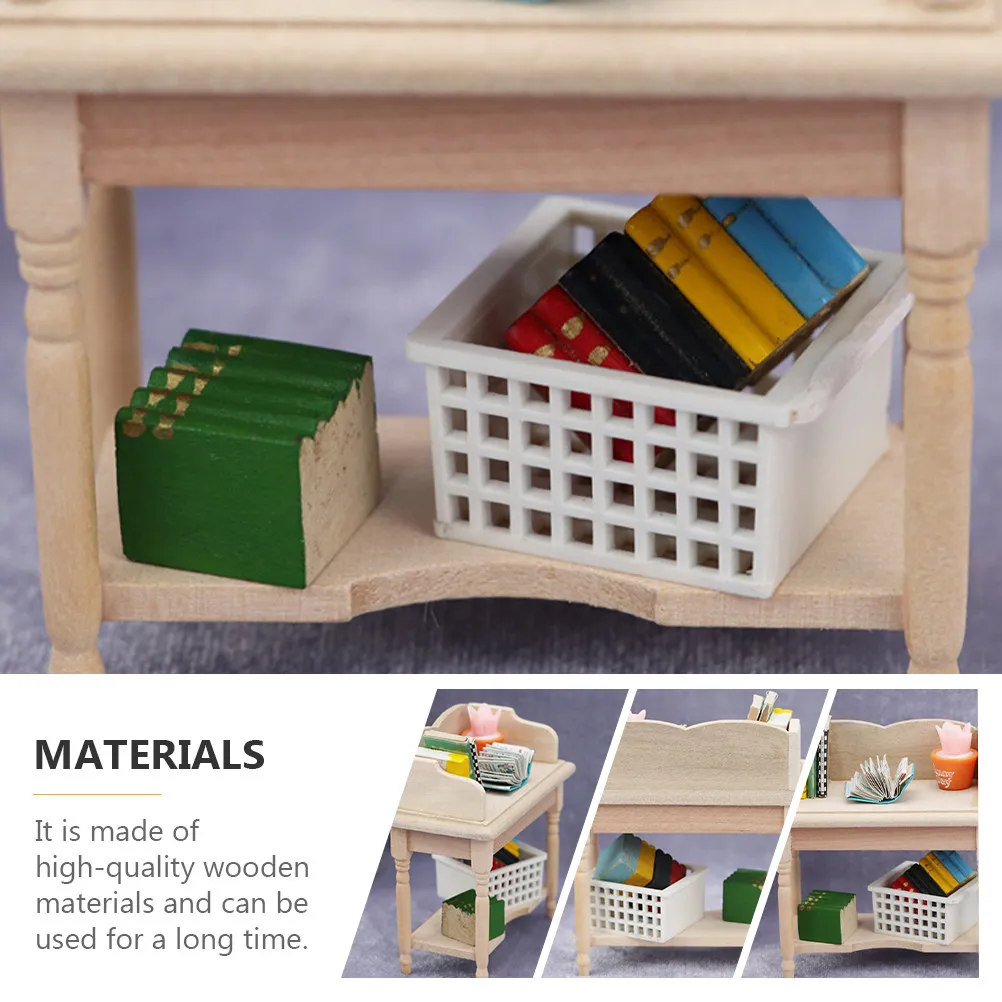 Mini Wooden Desk for Dollhouse Decor High Quality Natural Wood Crafted Classical Style DIY Home Decoration Small House Furniture
Mini Wooden Desk for Dollhouse Decor High Quality Natural Wood Crafted Classical Style DIY Home Decoration Small House Furniture