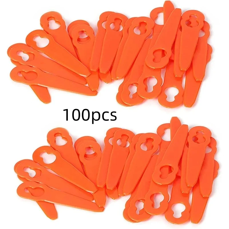 100pcs Plastic Cutter Blades For Electric Cordless Grass Trimmer Strimmer Tool Grass Trimmer Blades Replacement Garden Tools
100pcs Plastic Cutter Blades For Electric Cordless Grass Trimmer Strimmer Tool Grass Trimmer Blades Replacement Garden Tools