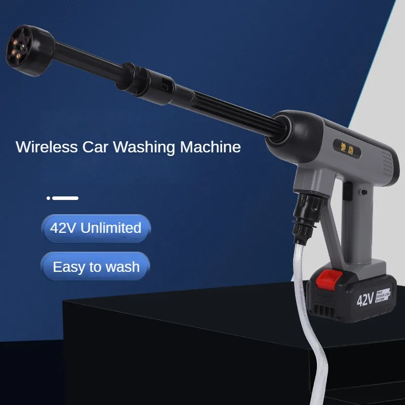 High Voltage Lithium Battery Car Wash Water Gun Household Car Wash Machine Portable Wireless Cleaning
High Voltage Lithium Battery Car Wash Water Gun Household Car Wash Machine Portable Wireless Cleaning