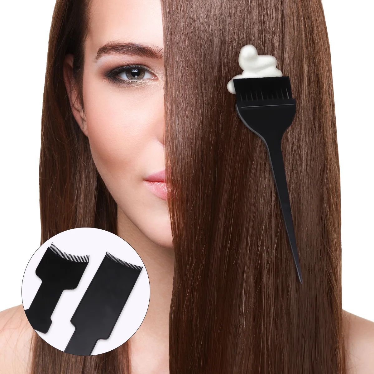 1Set Hair Dyeing Tool Kit Highlighting Board and Brush Hair Coloring Comb Hairdressing Tint Comb Salon Home Use Quick Dyeing
1Set Hair Dyeing Tool Kit Highlighting Board and Brush Hair Coloring Comb Hairdressing Tint Comb Salon Home Use Quick Dyeing