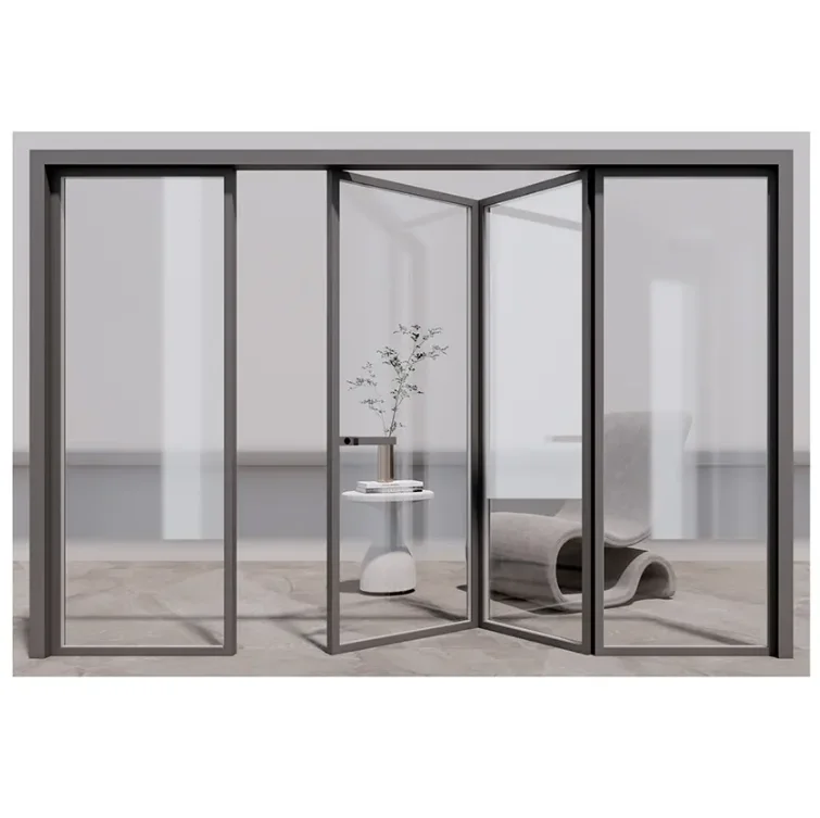 Indoor Rainproof and Wind Resistant Folding Door Panoramic Soundproof Bifol Doors Anti Pinch Accordion Doors for Bedchamber
Indoor Rainproof and Wind Resistant Folding Door Panoramic Soundproof Bifol Doors Anti Pinch Accordion Doors for Bedchamber