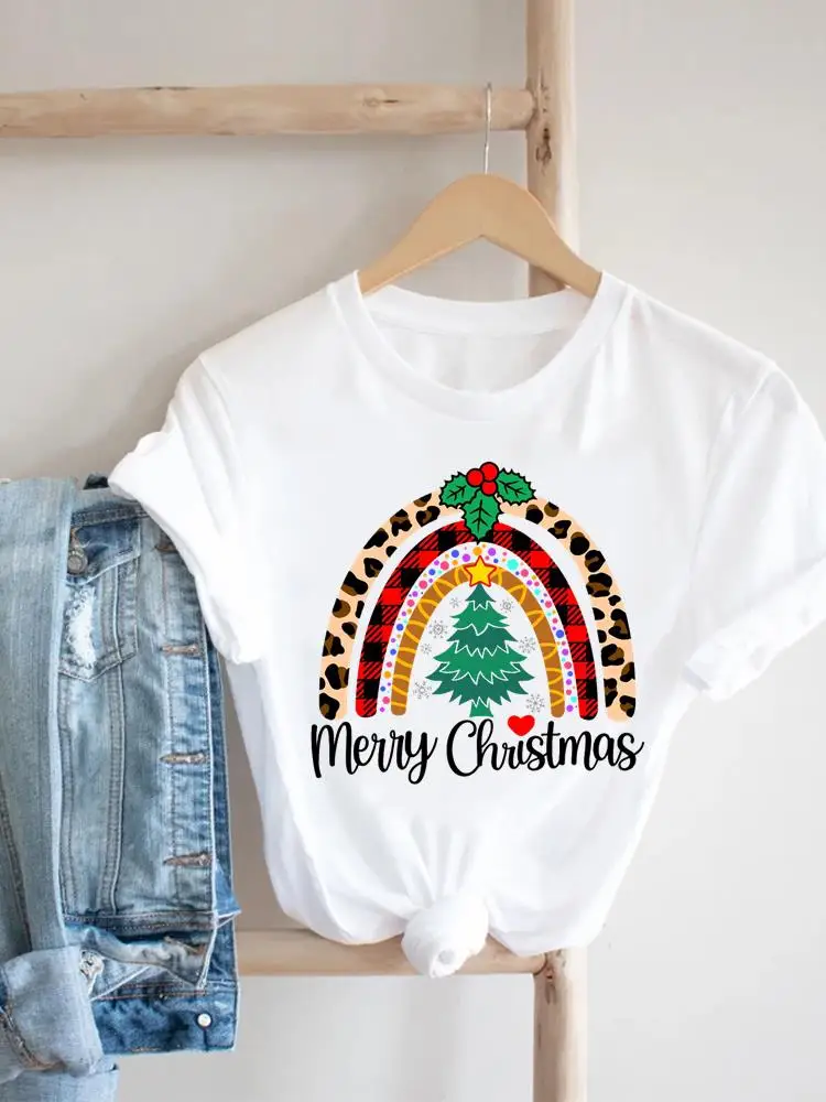Christmas Graphic T Shirt Print T-shirt Top Women Lovely Tree Letter Fashion Clothing New Year Holiday Female Short Sleeve Tee
Christmas Graphic T Shirt Print T-shirt Top Women Lovely Tree Letter Fashion Clothing New Year Holiday Female Short Sleeve Tee