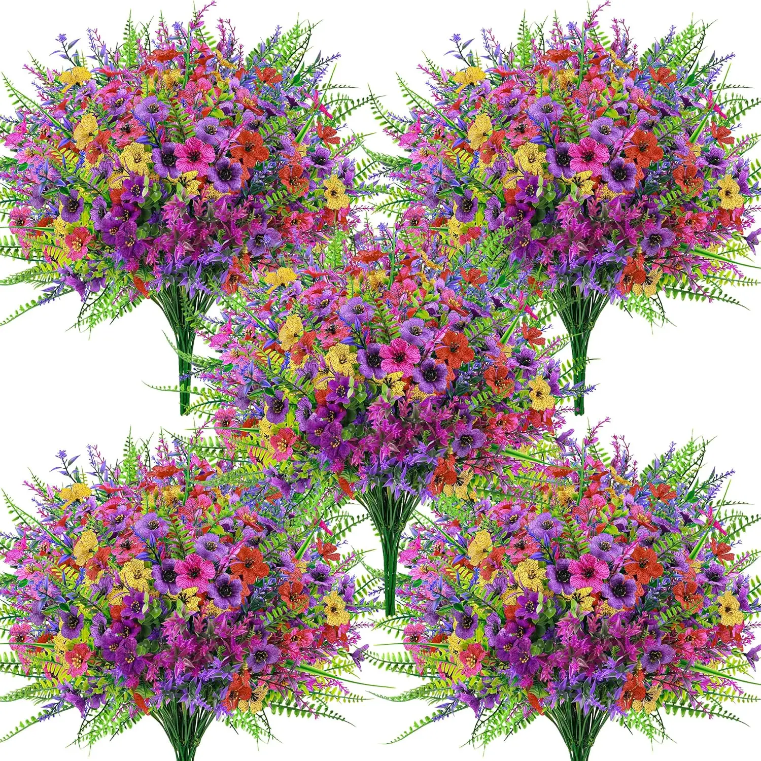 24 Bundles Fake Flowers Spring Artificial Flowers for Outdoors, UV Resistant Silk Flowers for Garden Porch Farmhouse
24 Bundles Fake Flowers Spring Artificial Flowers for Outdoors, UV Resistant Silk Flowers for Garden Porch Farmhouse