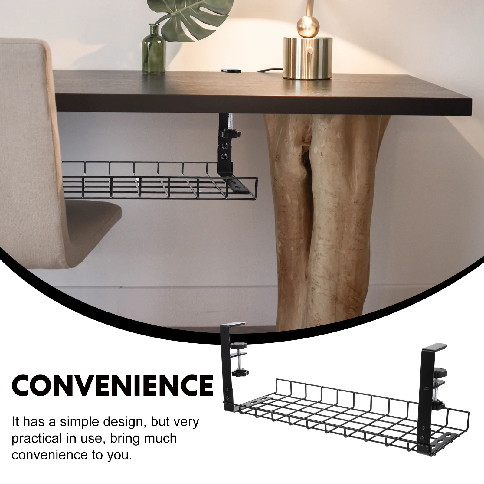Cable Wire Storage Rack Black 500mm Desk Management Tray Under ganizers Strip Holder Large Capacity Premium
Cable Wire Storage Rack Black 500mm Desk Management Tray Under ganizers Strip Holder Large Capacity Premium