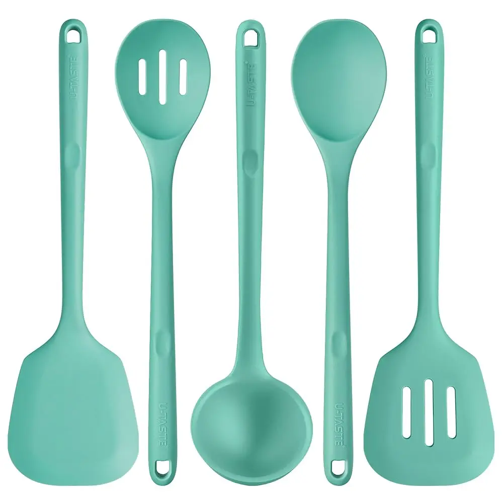 600ºf Heat Resistant Kitchen Utensil: 13.6"" Extra Long Silicone Cooking Tools Set, Food-Grade Non-Sti Solid And Slotted Turner
600ºf Heat Resistant Kitchen Utensil: 13.6"" Extra Long Silicone Cooking Tools Set, Food-Grade Non-Sti Solid And Slotted Turner