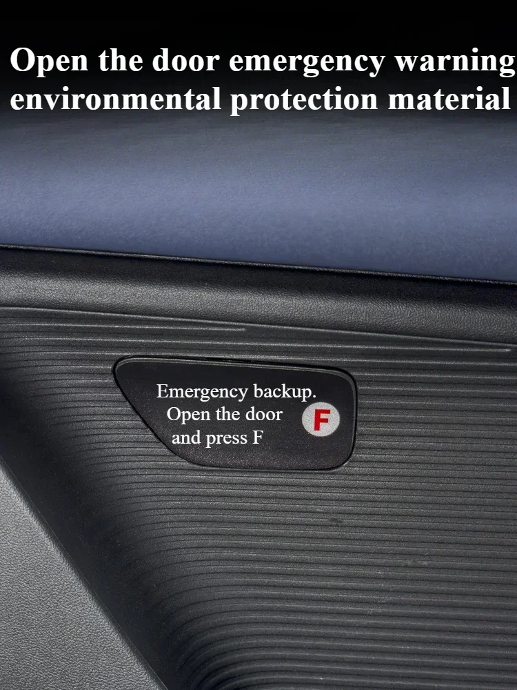 Special Door Mechanical Prompt Sticker Emergency Switch Button Reminder Warning Car Interior Supplies for XPeng G6 accessories
Special Door Mechanical Prompt Sticker Emergency Switch Button Reminder Warning Car Interior Supplies for XPeng G6 accessories