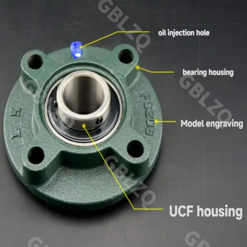 Outer External Spherical Insert Bearing Taper Seat UCFC204-UCFC215Corrosion-resistant bearing housing
Outer External Spherical Insert Bearing Taper Seat UCFC204-UCFC215Corrosion-resistant bearing housing