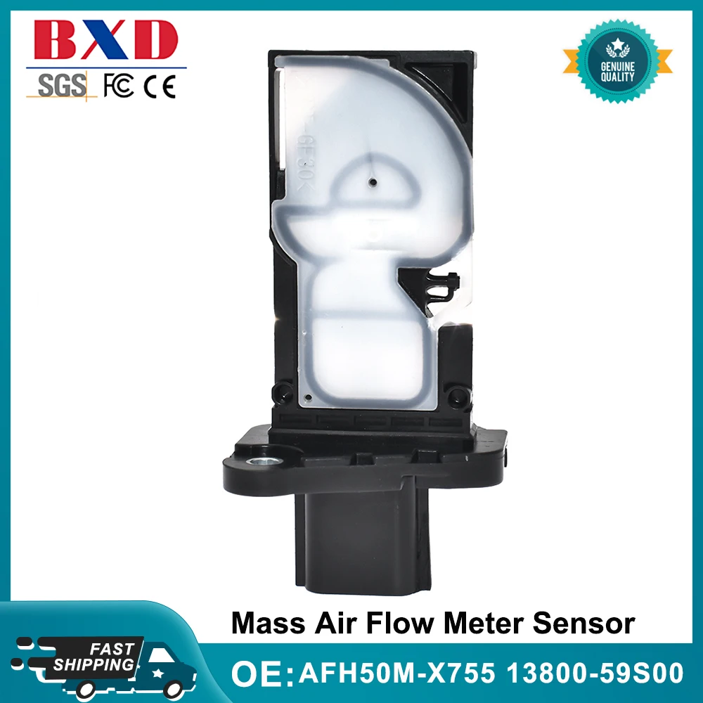 OEM AFH50M-X755 13800-59S00 Датчик массового расхода воздуха MAF для автомобильных аксессуаров Высокое качество
OEM AFH50M-X755 13800-59S00 Датчик массового расхода воздуха MAF для автомобильных аксессуаров Высокое качество