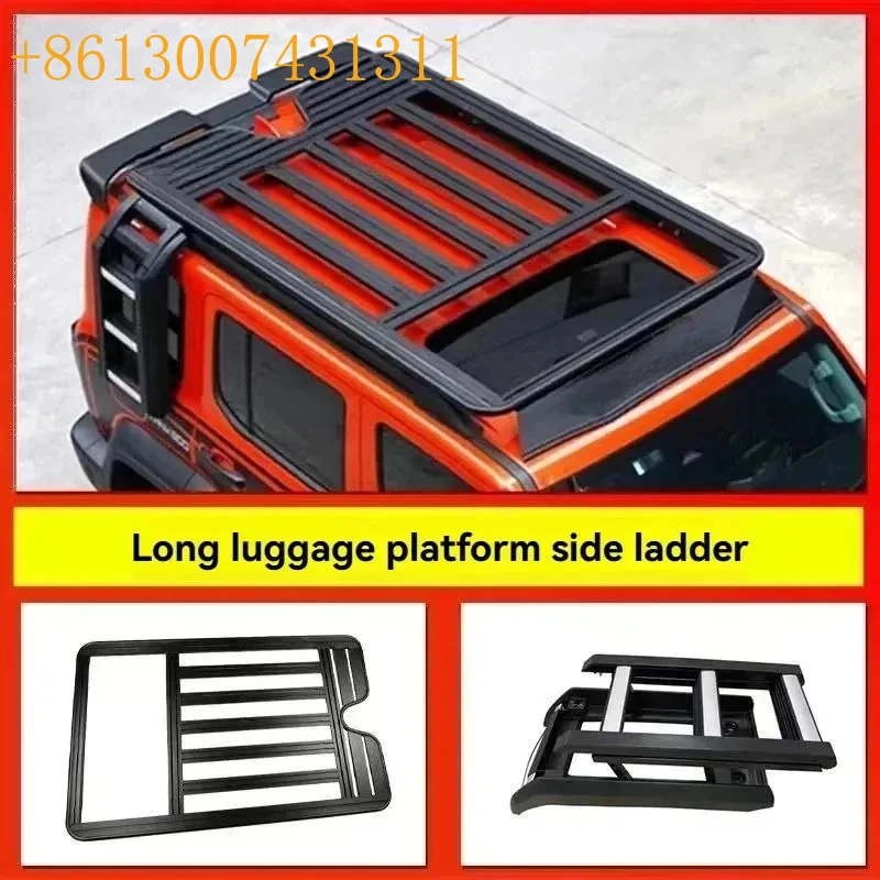Upgraded Aluminum Alloy Roof Platform Frame With Ladder 2PCS Auto Exterior Accessory Kit
Upgraded Aluminum Alloy Roof Platform Frame With Ladder 2PCS Auto Exterior Accessory Kit