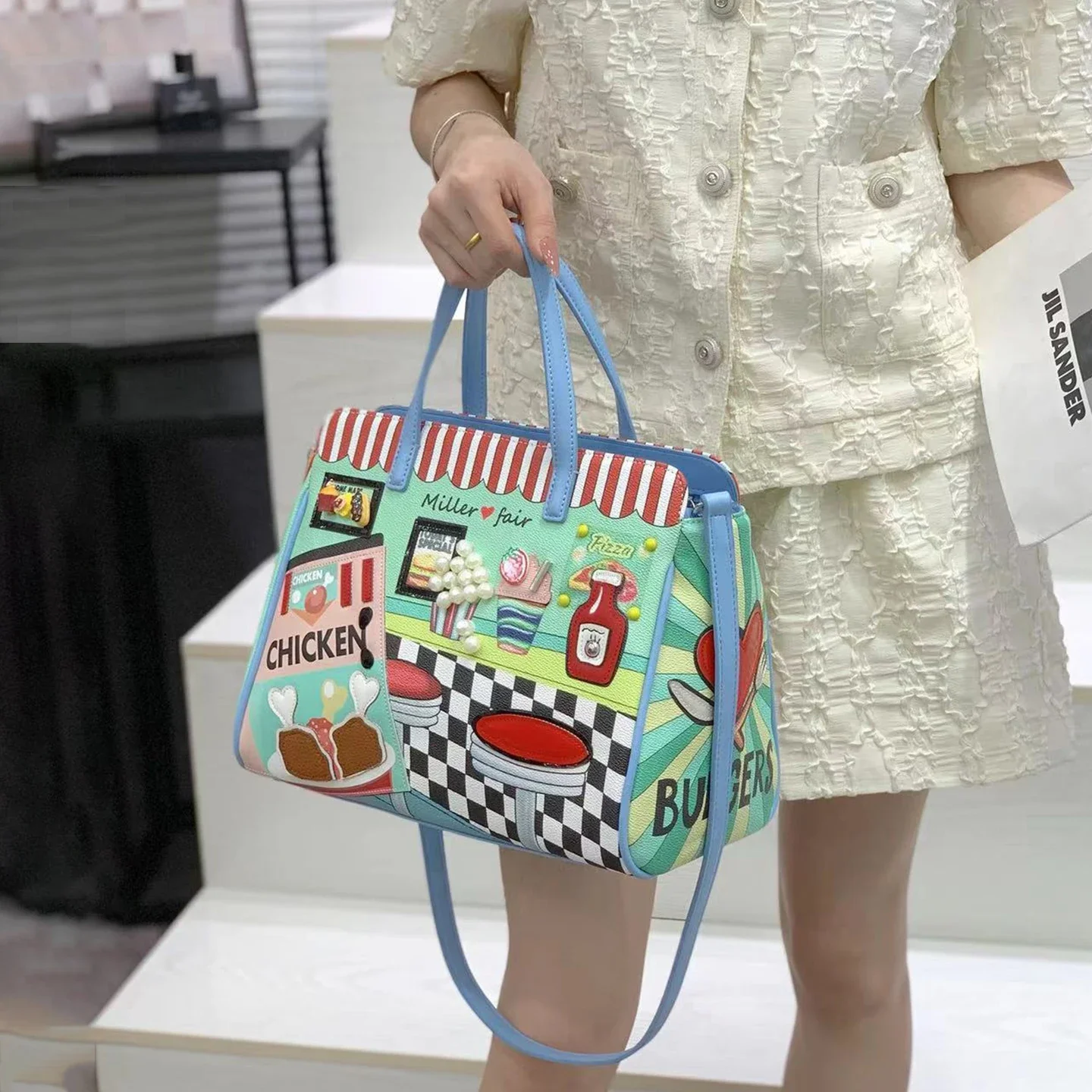 New Arrival Embroidered Women Colorful Bag Versatile Casual Daily Hand Shoulder Crossbody Girls Handbag Novelty Outdoor Travel
New Arrival Embroidered Women Colorful Bag Versatile Casual Daily Hand Shoulder Crossbody Girls Handbag Novelty Outdoor Travel