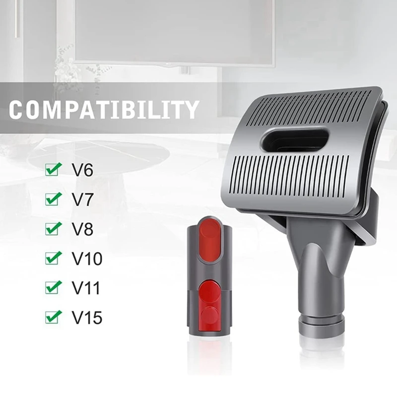 A31I Насадка для ухода за собаками для пылесоса Dyson V15 V11 V10 V8 V7 V6 с адаптером быстросъемного преобразователя
A31I Насадка для ухода за собаками для пылесоса Dyson V15 V11 V10 V8 V7 V6 с адаптером быстросъемного преобразователя