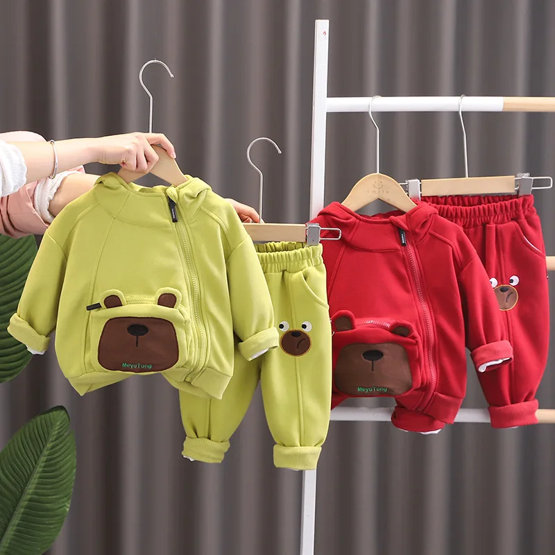 Boys Clothing Sets Spring Autumn 2024 Children Cotton Hoodies Coats Pants 2pcs Cartoon Suit For Baby Tracksuits Kids Outfits 5Y
Boys Clothing Sets Spring Autumn 2024 Children Cotton Hoodies Coats Pants 2pcs Cartoon Suit For Baby Tracksuits Kids Outfits 5Y