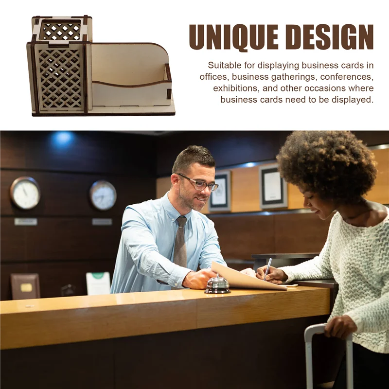 【Price Drop !!】Wood Business Card Holder With Pen Slot Business Card Stand For Desk Wooden Display Office Tabletop 
【Price Drop !!】Wood Business Card Holder With Pen Slot Business Card Stand For Desk Wooden Display Office Tabletop