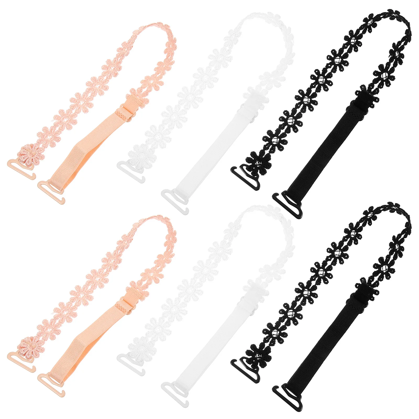 3Pairs Lace Flower Decorative Bra Shoulder Straps Adjustable Replacement Bra Strap for Women Everyday Party Wear
3Pairs Lace Flower Decorative Bra Shoulder Straps Adjustable Replacement Bra Strap for Women Everyday Party Wear