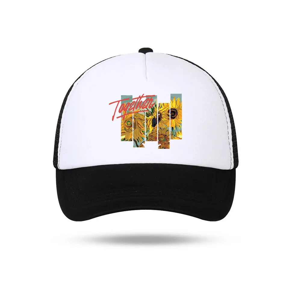 Oil painting flower Van Gogh oil starry sky starry night sunflowers Truck Cap Logo Printing baseball caps can customize
Oil painting flower Van Gogh oil starry sky starry night sunflowers Truck Cap Logo Printing baseball caps can customize