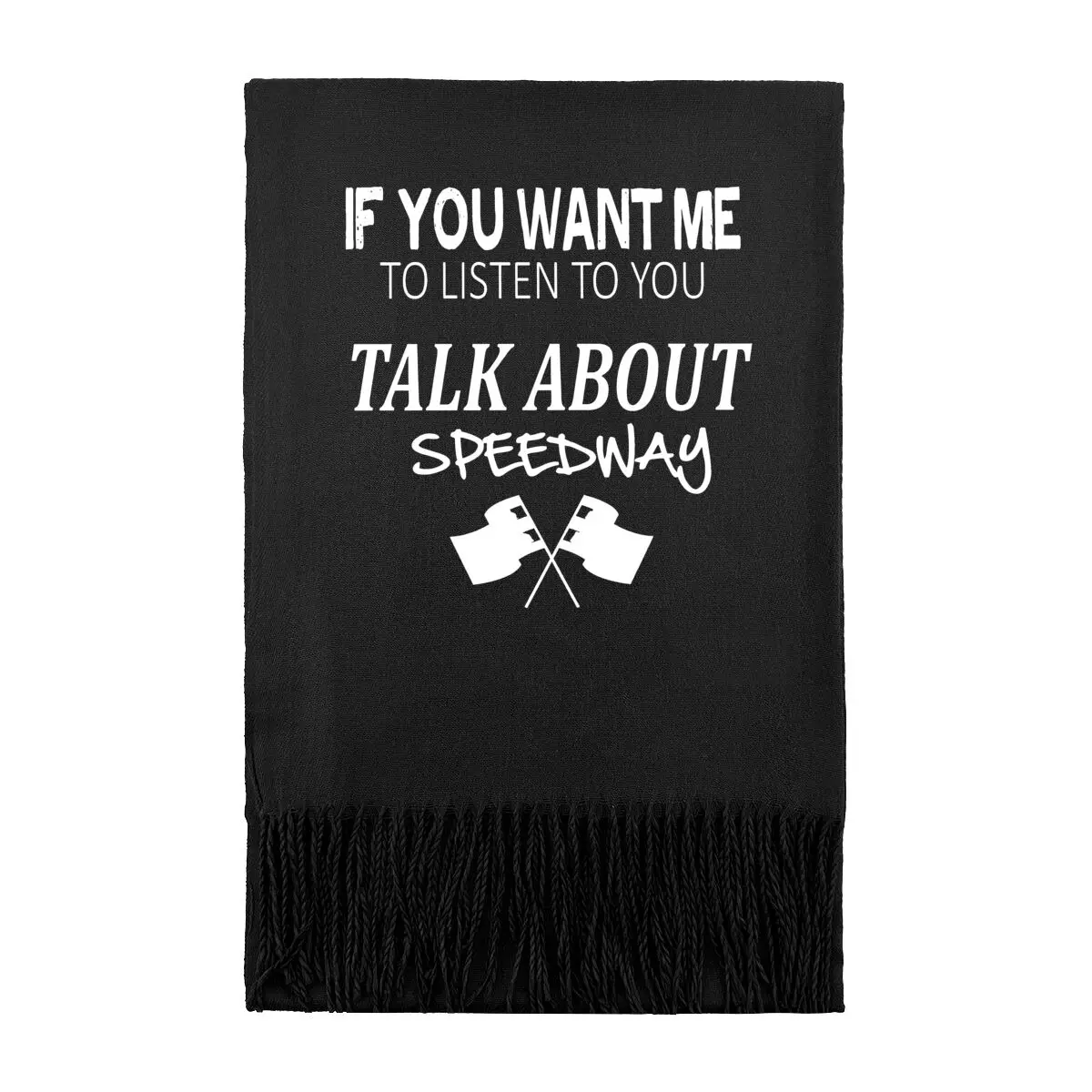 Однотонный шарф Speedway Talk Art Text Wrap для мужчин и женщин
Однотонный шарф Speedway Talk Art Text Wrap для мужчин и женщин