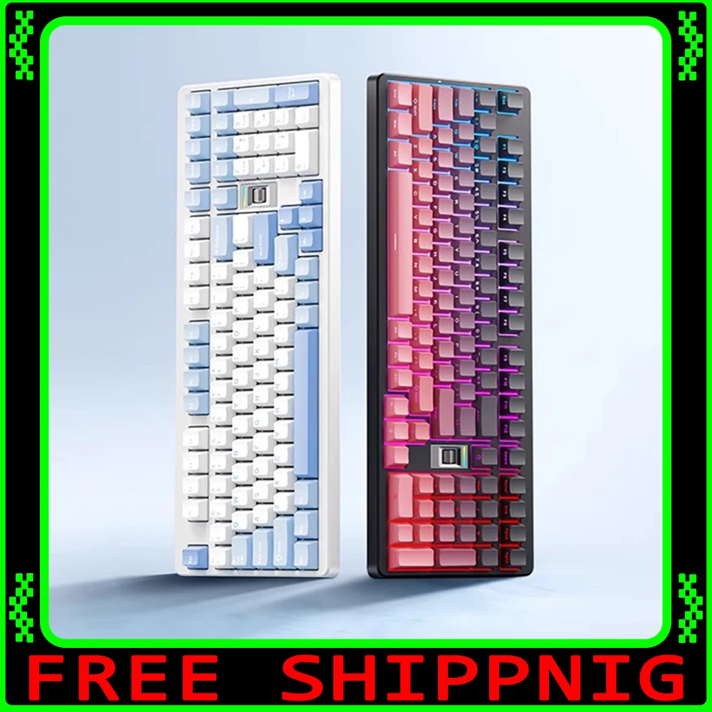 MCHOSE G98 V2 Mechanical Keyboards Tri-Mode Wired/Bluetooth/2.4G Gaming Keyboards 10000mah RGB Quick Calculator For Pc Accessory
MCHOSE G98 V2 Mechanical Keyboards Tri-Mode Wired/Bluetooth/2.4G Gaming Keyboards 10000mah RGB Quick Calculator For Pc Accessory