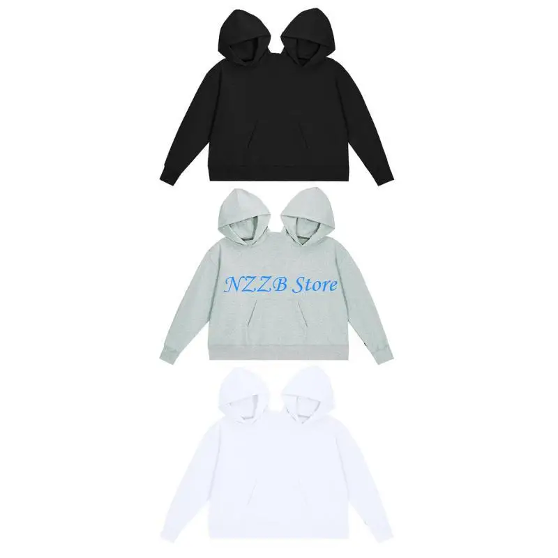 T21F Couple Hoodie Two Person Funny Long Sleeve Solid Color Pullover Sweatshirts with Pockets Outdoor Sportswears
T21F Couple Hoodie Two Person Funny Long Sleeve Solid Color Pullover Sweatshirts with Pockets Outdoor Sportswears