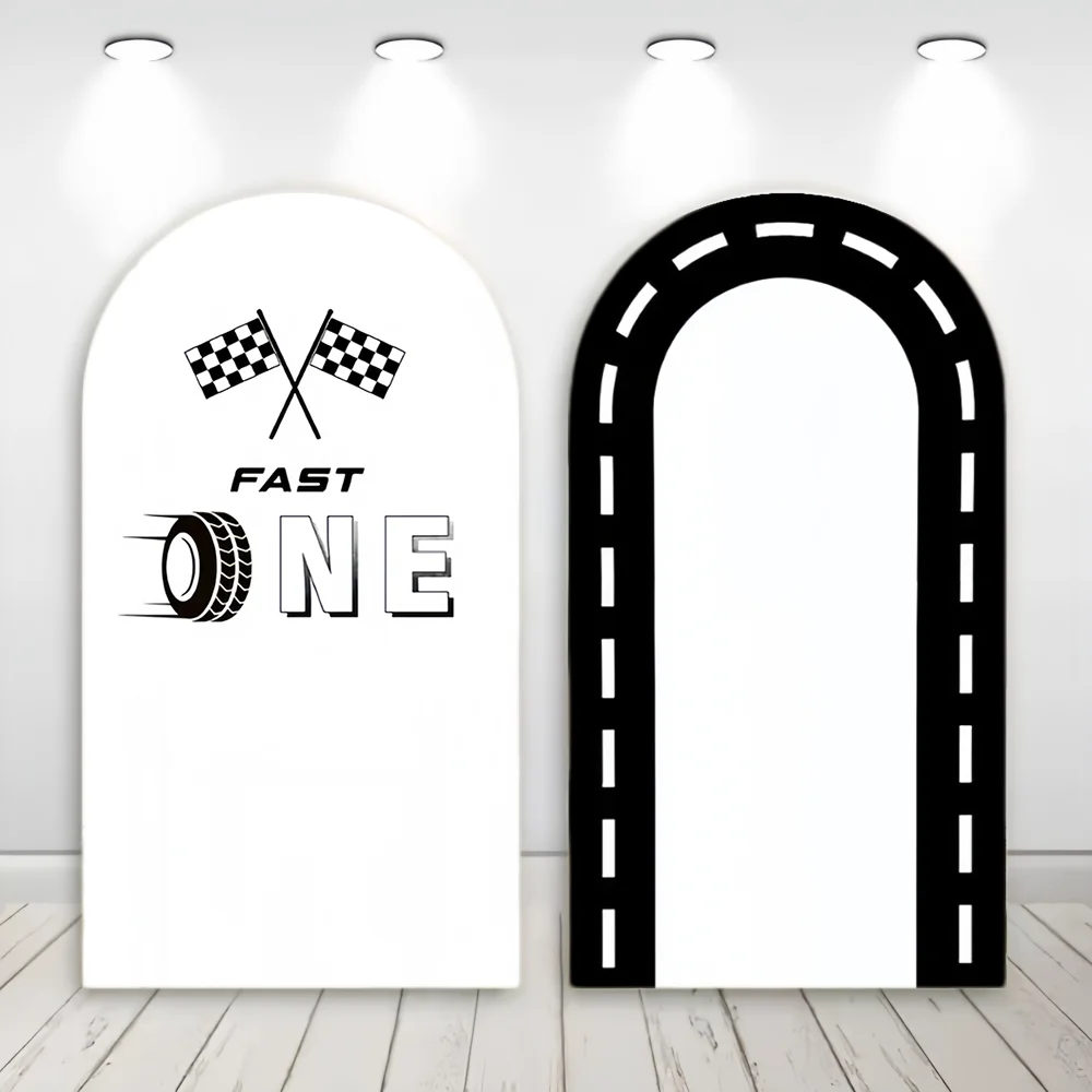 Custom 2-Sided Fast One Racing Car Race Car Kids Birthday Party Baby Shower Cover Chiara Arch Background Decor Backdrop
Custom 2-Sided Fast One Racing Car Race Car Kids Birthday Party Baby Shower Cover Chiara Arch Background Decor Backdrop