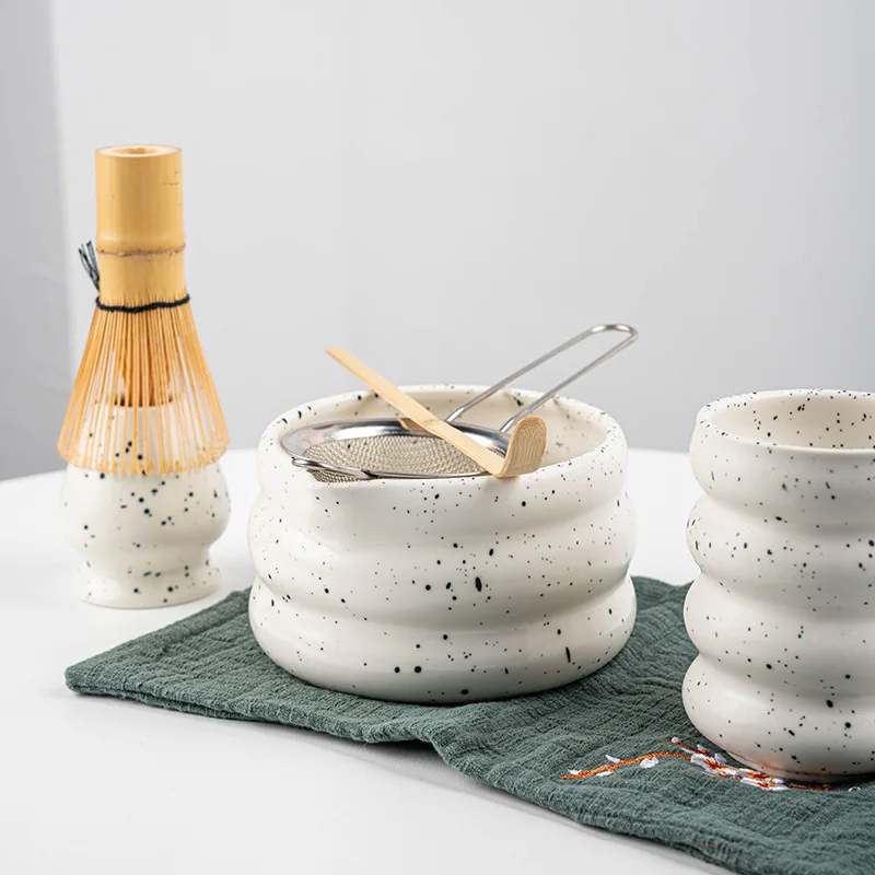 2025 Hot Sale Matcha Set 7pc Matte Creative Speckled Ceramic Bowl Bamboo Whisk Scoop Japanese Style Tea Ceremony Matcha Kit
2025 Hot Sale Matcha Set 7pc Matte Creative Speckled Ceramic Bowl Bamboo Whisk Scoop Japanese Style Tea Ceremony Matcha Kit