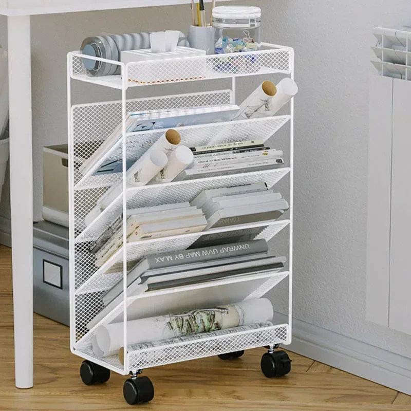 Student plastic bookshelf floor type file office Storage Holders movable pulley reading materials Organization Racks
Student plastic bookshelf floor type file office Storage Holders movable pulley reading materials Organization Racks