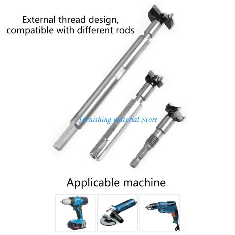 Y5GD 10Pcs Woodworking Drill Bits Set Thread Drilling Cutting Tool Extension Bar
Y5GD 10Pcs Woodworking Drill Bits Set Thread Drilling Cutting Tool Extension Bar