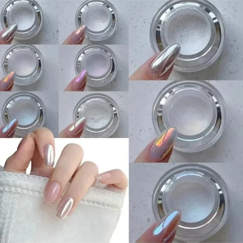 1pc Moonlight Mirror Nail Powder Fine Glitter Metallic Effect Pigment UV Gel Polish Chrome Dust Aurora Nail Supplies Decorations
1pc Moonlight Mirror Nail Powder Fine Glitter Metallic Effect Pigment UV Gel Polish Chrome Dust Aurora Nail Supplies Decorations