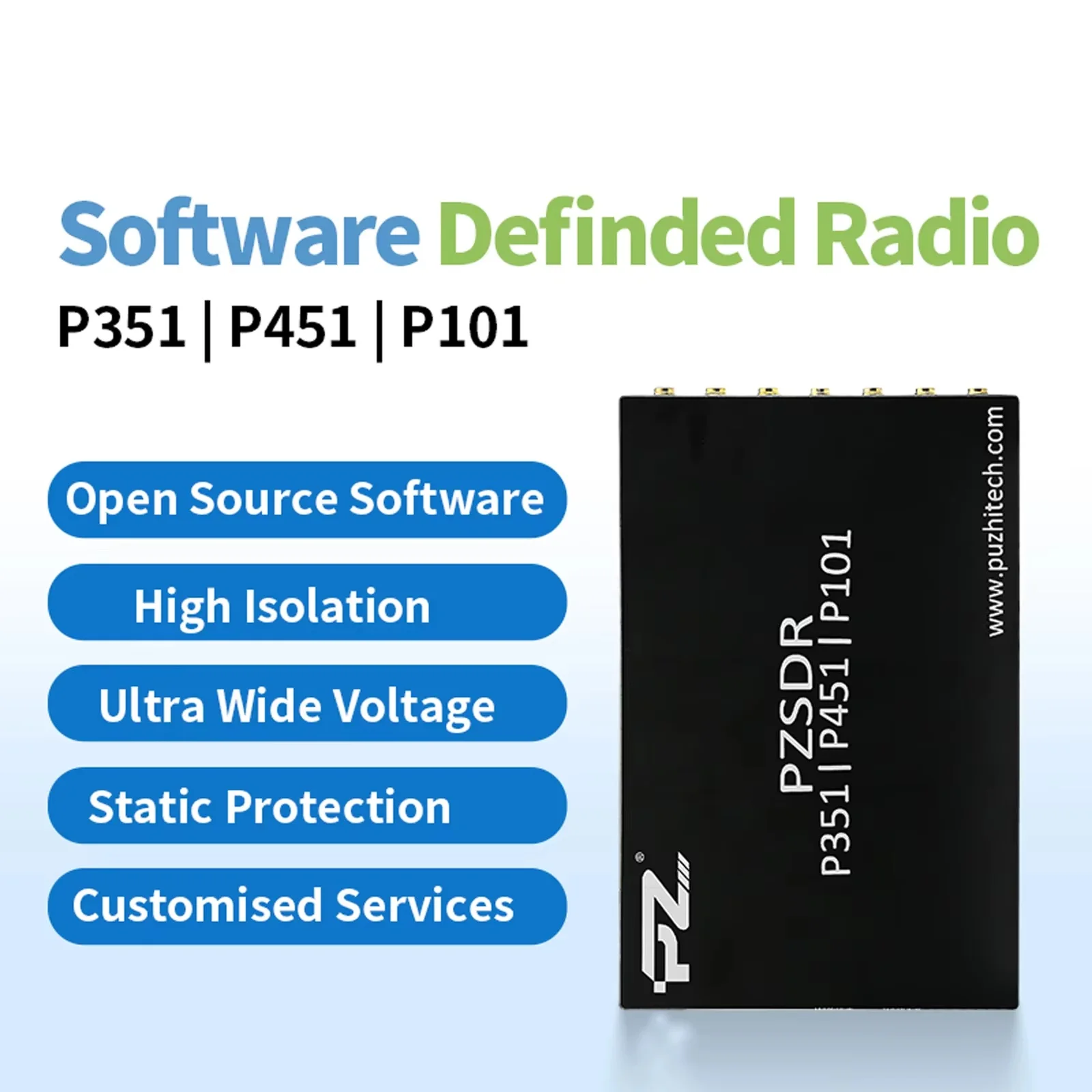 Puzhi PZSDR P351/P451/P101 Software Defined Radio Demo Board pluto openwifi ZYNQ7100 7045 7035 SoC ADI AD9361 SDR Receiver
Puzhi PZSDR P351/P451/P101 Software Defined Radio Demo Board pluto openwifi ZYNQ7100 7045 7035 SoC ADI AD9361 SDR Receiver