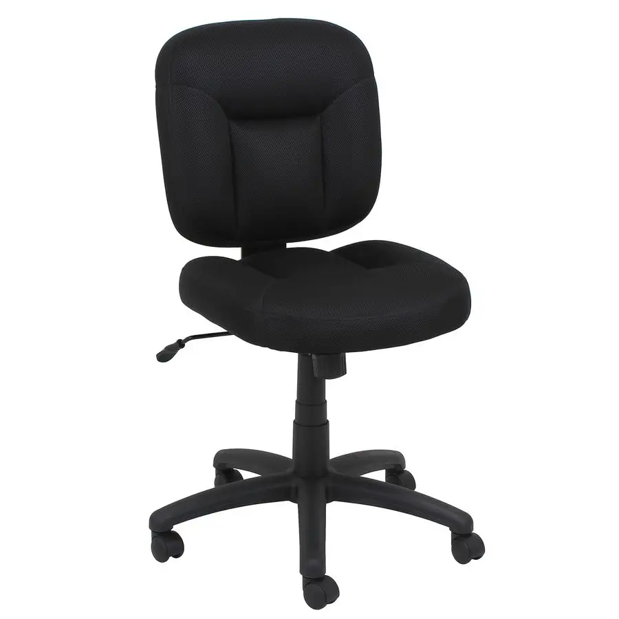 Basics LowBack Office Desk Chair, Adjustable Height, 360 Degree Swivel, Fabric Upholstery, Black
Basics LowBack Office Desk Chair, Adjustable Height, 360 Degree Swivel, Fabric Upholstery, Black
