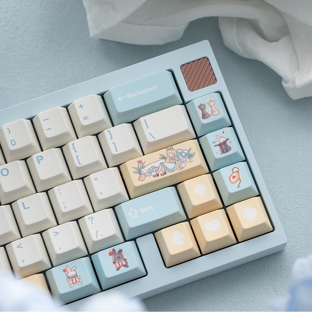 FBB keycaps Alice in Wonderland PBT sublimation custom mechanical keyboard cute 1.7
FBB keycaps Alice in Wonderland PBT sublimation custom mechanical keyboard cute 1.7