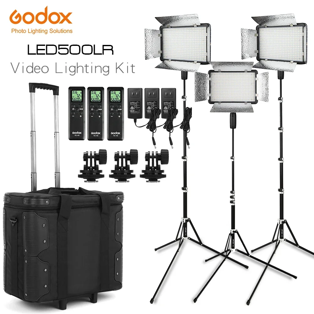 Светодиодный светильник Godox 3X LED500LRC 3300-5600K Видеолампа + подставка для освещения + сумка для переноски на роликах Видео
Светодиодный светильник Godox 3X LED500LRC 3300-5600K Видеолампа + подставка для освещения + сумка для переноски на роликах Видео