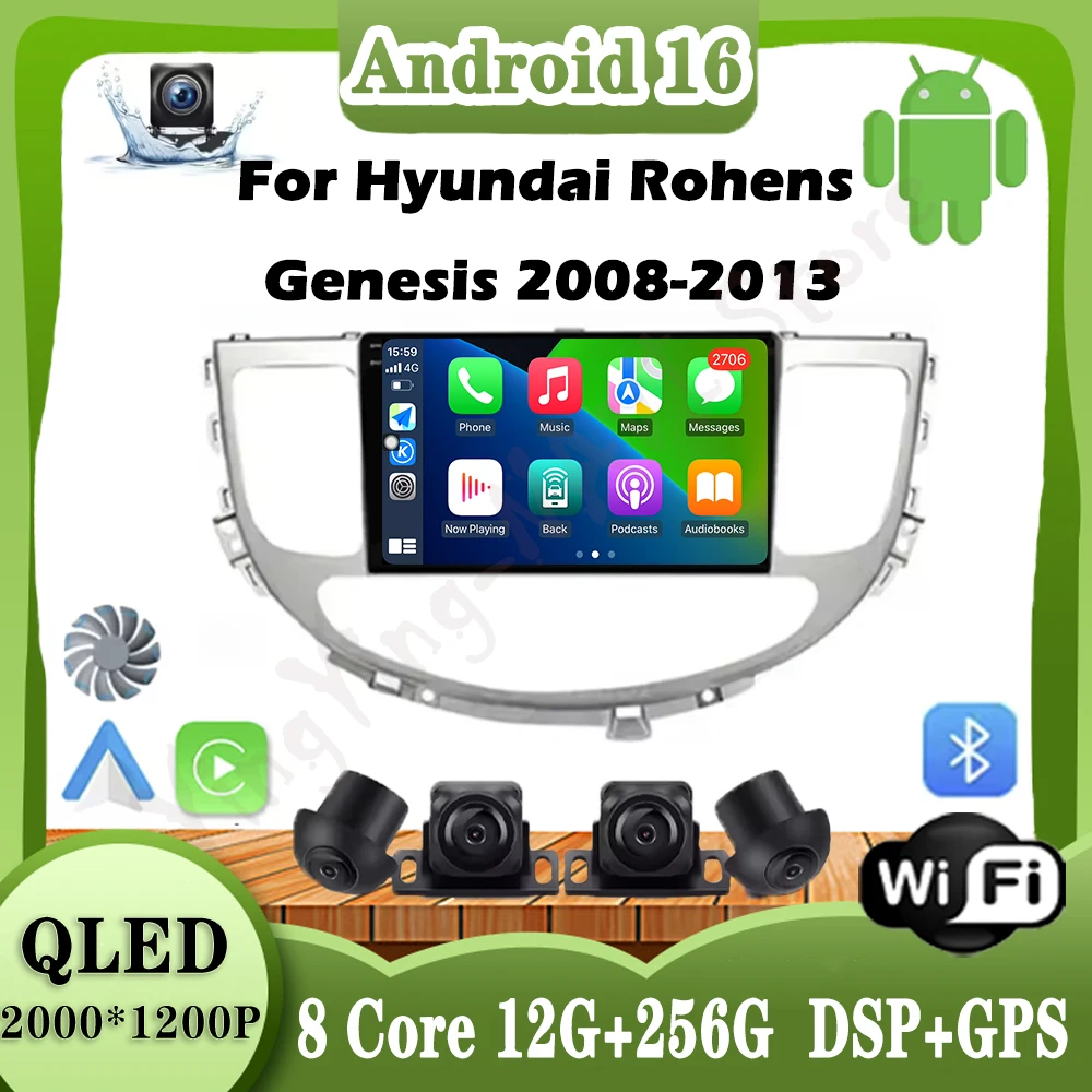 For Hyundai Rohens Genesis 2008-2013 GPS Navi WiFi Android 16 Intelligent System Car Video Multimedia Player GPS DSP Stereo
For Hyundai Rohens Genesis 2008-2013 GPS Navi WiFi Android 16 Intelligent System Car Video Multimedia Player GPS DSP Stereo