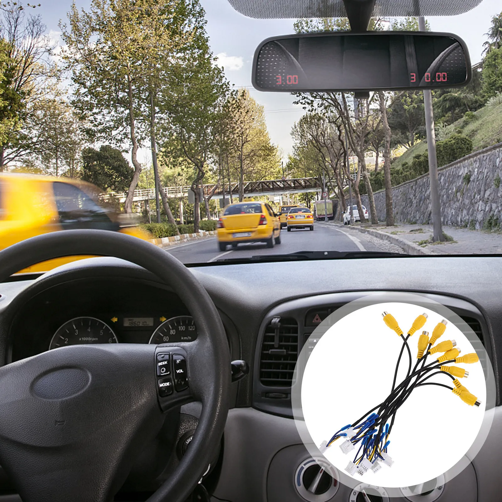 10Pcs Rearview Reverse Camera Cable Universal Adapter for Car Backup Camera Navigation Replacement Cord Connector
10Pcs Rearview Reverse Camera Cable Universal Adapter for Car Backup Camera Navigation Replacement Cord Connector