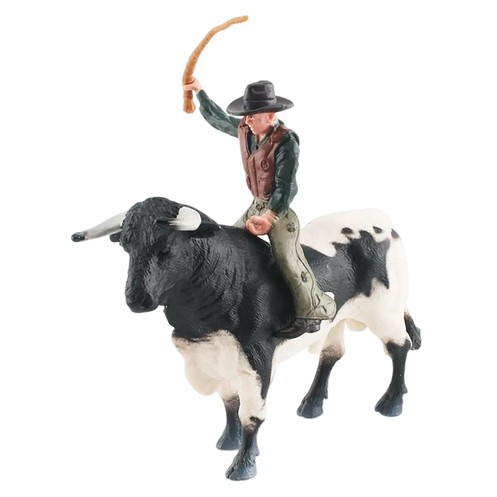 Bull with Rider Figurines Model,Realistic Detailed Action Figures for Toddlers
Bull with Rider Figurines Model,Realistic Detailed Action Figures for Toddlers