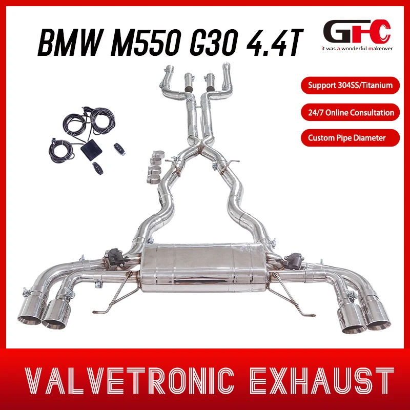 GFC подходит для BMW M550 4.4T g30 2017-2023 годов из нержавеющей стали Catback с яркой поверхностью выхлопной системы клапана.
GFC подходит для BMW M550 4.4T g30 2017-2023 годов из нержавеющей стали Catback с яркой поверхностью выхлопной системы клапана.