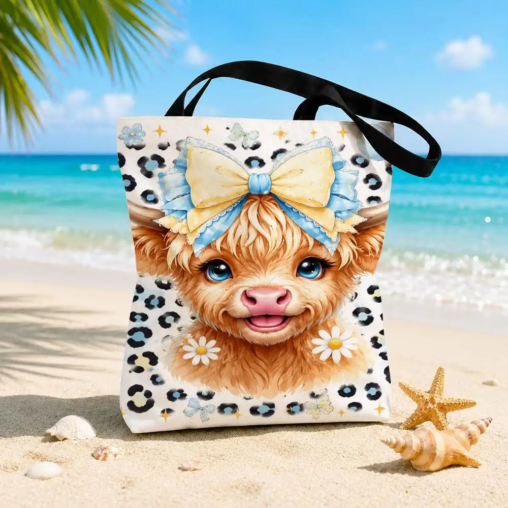 Coquette Cow Storage Bags Canvas Double-Sided Print Durable Tote Bag Beach Travel Picnic Foldable Eco Handbag
Coquette Cow Storage Bags Canvas Double-Sided Print Durable Tote Bag Beach Travel Picnic Foldable Eco Handbag