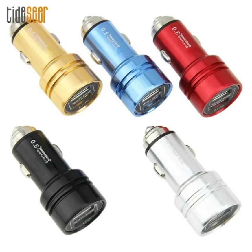 100pcs QC3.0 3.1A Dual USB Car Charger Quick Charge 3.0 Mobile Phone Charging Adapter Universal For iPhone Samsung Xiaomi Tablet
100pcs QC3.0 3.1A Dual USB Car Charger Quick Charge 3.0 Mobile Phone Charging Adapter Universal For iPhone Samsung Xiaomi Tablet