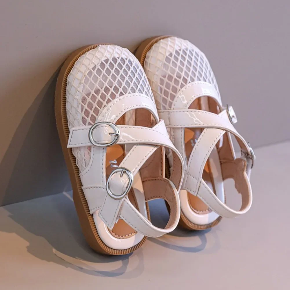 Girls Hollow Mesh Slingbacks Sandals Children's Soft Sole Princess Shoes All-match Bright Hues School Baby Holiday Sandal H107
Girls Hollow Mesh Slingbacks Sandals Children's Soft Sole Princess Shoes All-match Bright Hues School Baby Holiday Sandal H107