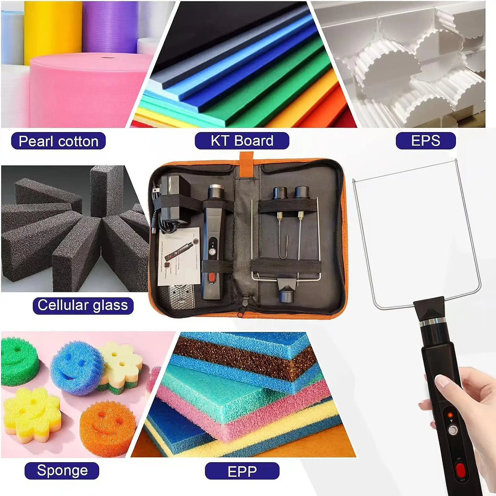 Ручной электрический резак для пенопласта, многоцветный полипропиленовый материал, простой в использовании набор инструментов для пеноматериалов и художественных украшений
Ручной электрический резак для пенопласта, многоцветный полипропиленовый материал, простой в использовании набор инструментов для пеноматериалов и художественных украшений