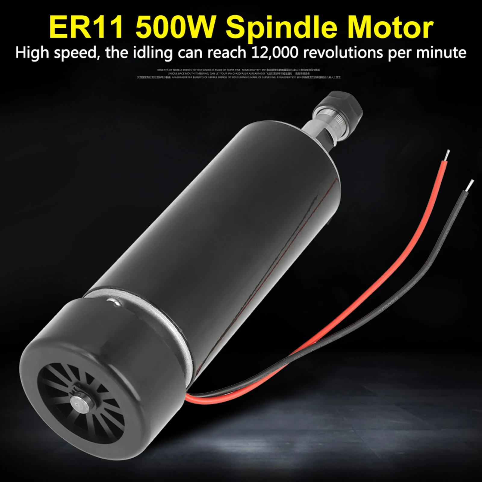 DIY Engraver Accessories ER11 500W High Speed Brushed PCB Spindle Motor DIY Engraver Accessories
DIY Engraver Accessories ER11 500W High Speed Brushed PCB Spindle Motor DIY Engraver Accessories