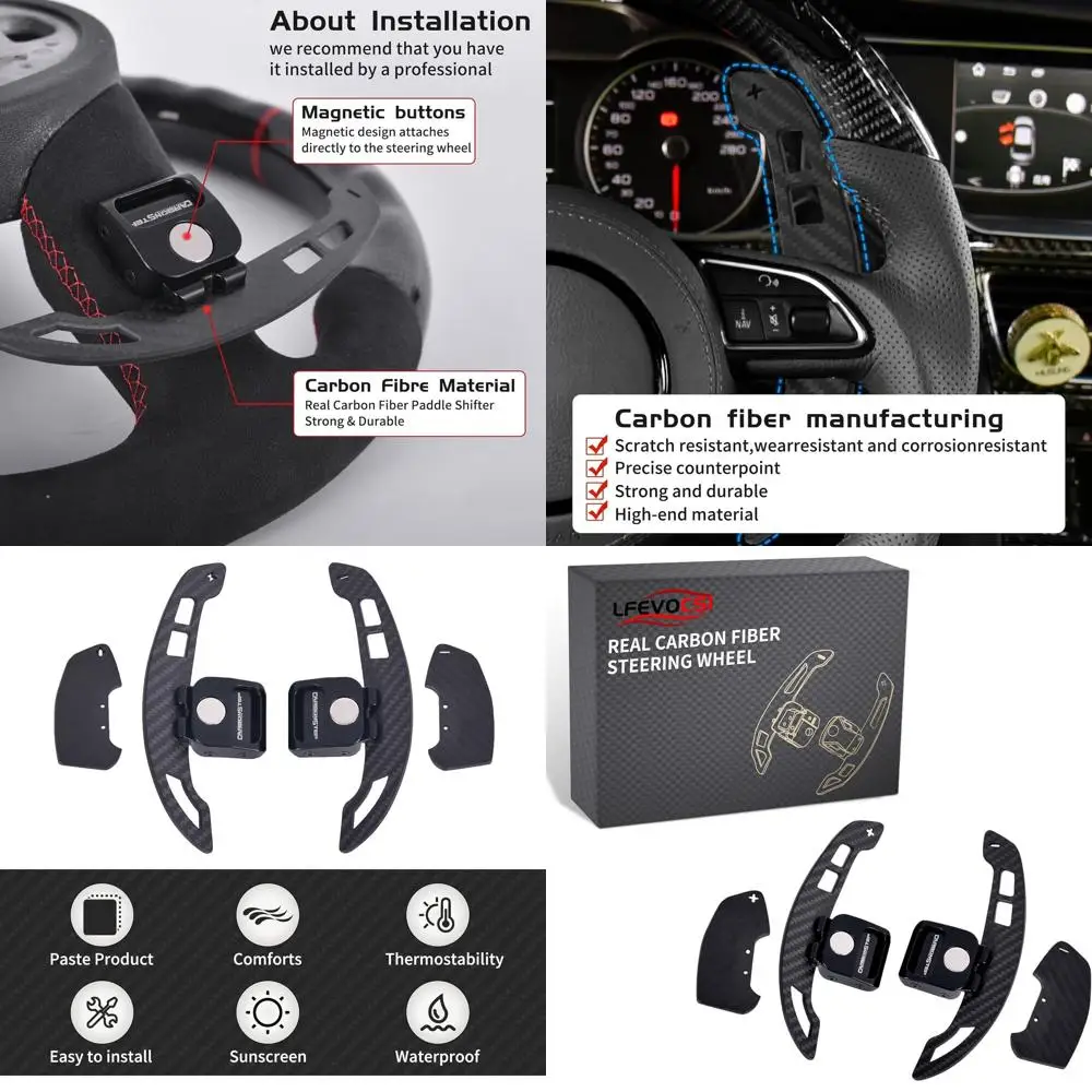Магнитный рычаг переключения передач на руле для Audi B9/B9 PAA3 A4 A5 S3 S4 S5 RS3 RS4 RS5 2017-2024, удлинитель весла из углеродного волокна I
Магнитный рычаг переключения передач на руле для Audi B9/B9 PAA3 A4 A5 S3 S4 S5 RS3 RS4 RS5 2017-2024, удлинитель весла из углеродного волокна I
