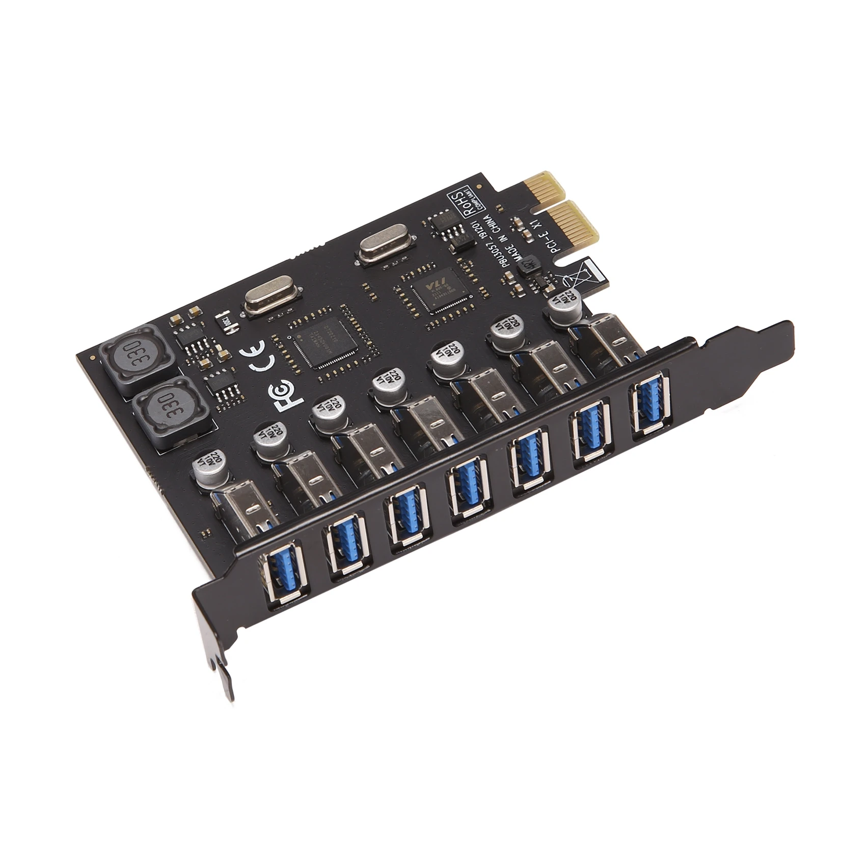 ABRO-USB 3.0 PCI-E Expansion Card Adapter 7 Ports Hub Adapter External Controller PCI-E Extender PCI Express Card For Desktop
ABRO-USB 3.0 PCI-E Expansion Card Adapter 7 Ports Hub Adapter External Controller PCI-E Extender PCI Express Card For Desktop